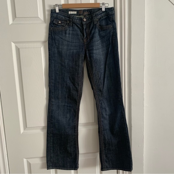 Kut from the Kloth Natalie High Rise Bootcut Jewelled Pocket Jeans - Picture 14 of 14